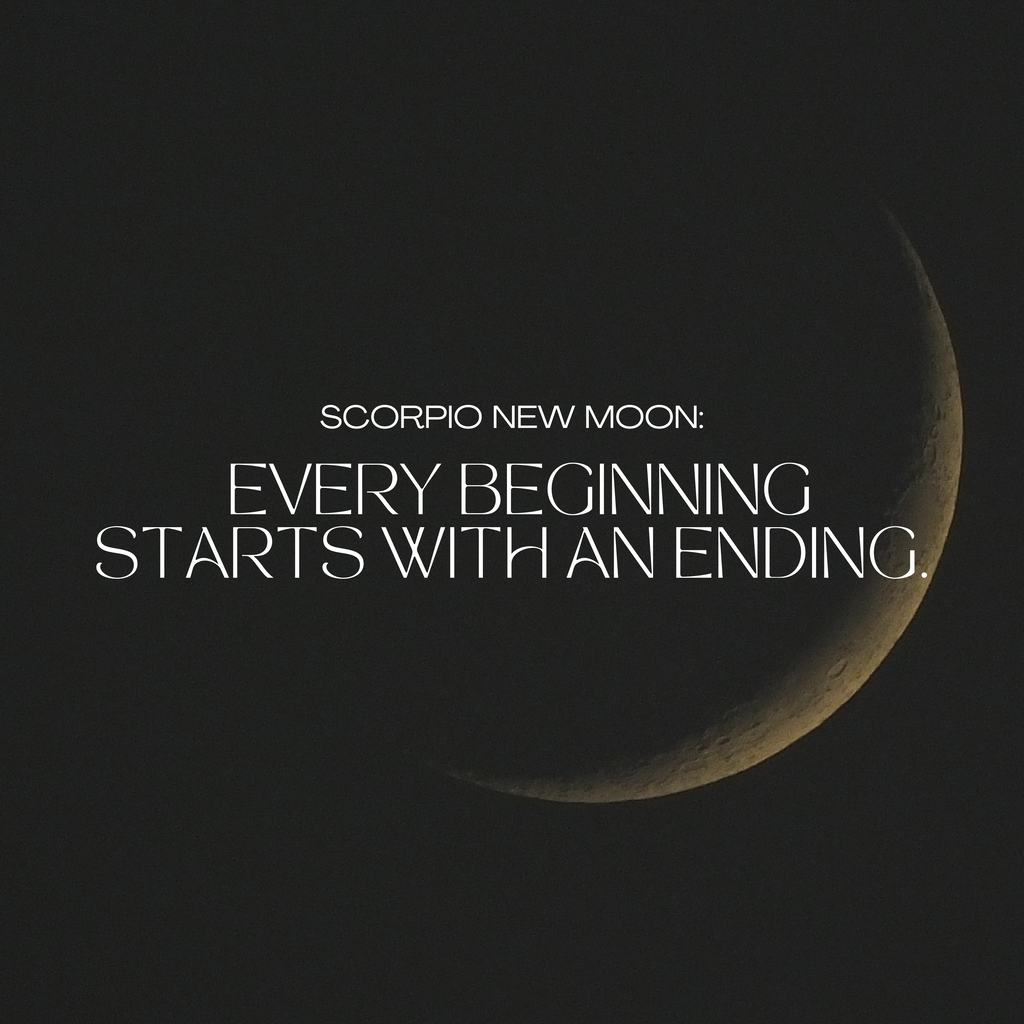 Scorpio New Moon: Every Beginning Starts with an Ending.