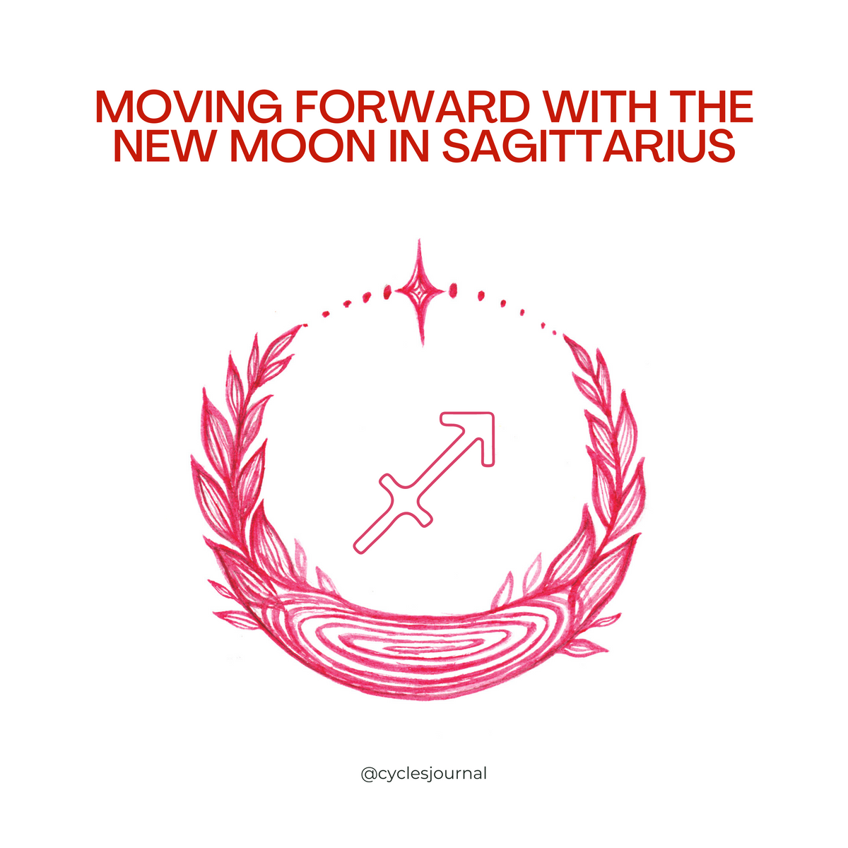 Moving forward with the New Moon in Sagittarius Cyclical Roots