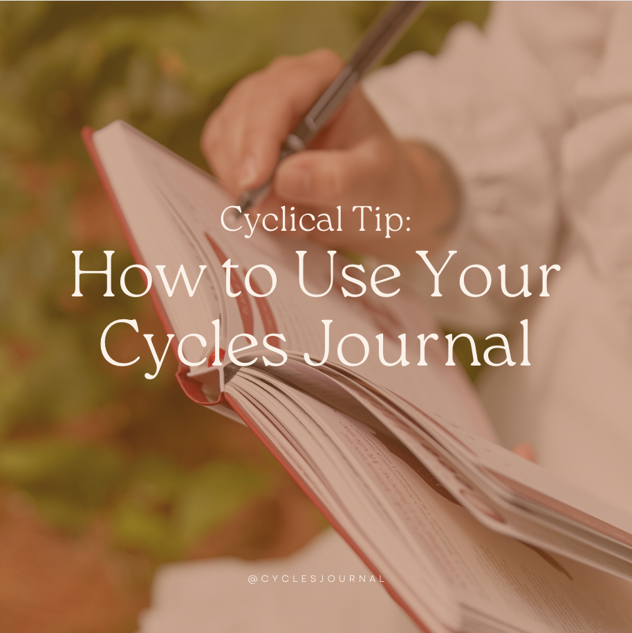 Welcome Walk Thru + How to Use Cycles Journal