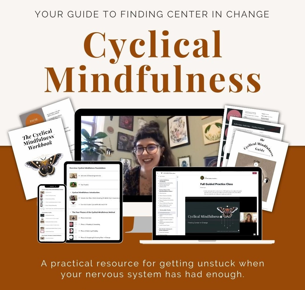 Cycles Journal® 2024: Track Your Inner & Outer Moon + Womb Cycles –  Cyclical Roots & Cycles Journal