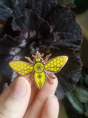 Honeybee Hard Enamel Pin